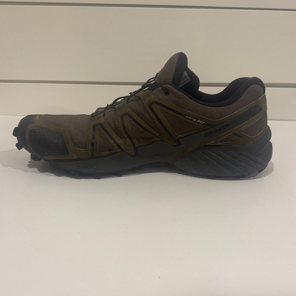 Salomon Men's Athletic Shoes - Dark Green and Black - Picture 6 of 8